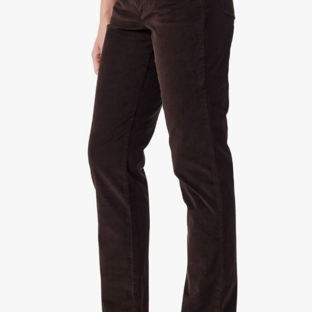 Gloria Vanderbilt Amanda Brown Corduroy Pants Women’s 14 Short Straight - Picture 4 of 4